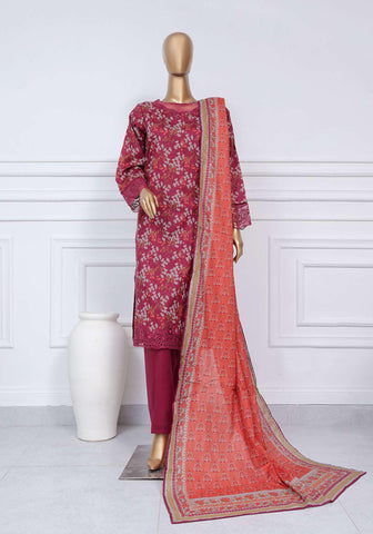 Luxury Cutwork Lawn 3 pcs Ready To Wear Coll-25 Vol-1  D-05