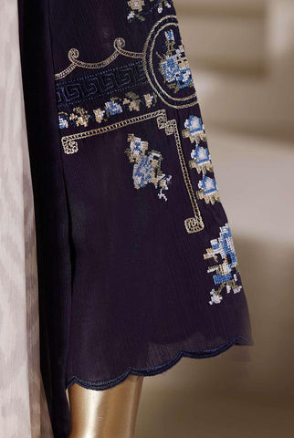 Eclair by Sadabahar | Embroidered Lawn 3 Piece Stitched Suit D-3