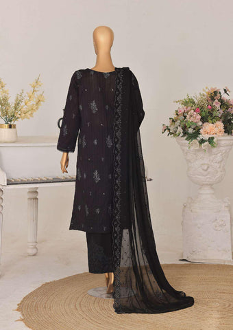 Mayaar by HZ Textiles | Embroidered 3 Piece Unstitched Suit D-5