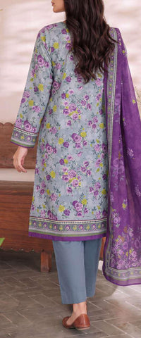 Daman Exclusive by VS Textiles | Printed Cambric 3 Piece Unstitched Suit D-4