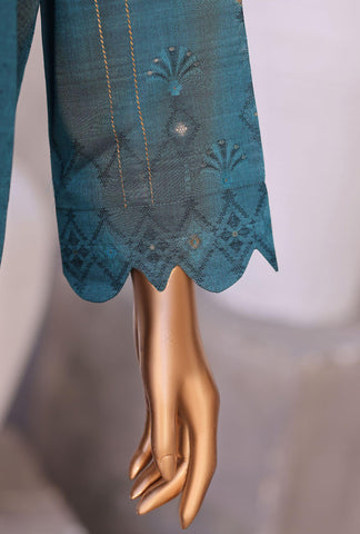 Valencia by HZ Textiles | Jacquard Embroidered 3 Piece Unstitched Suit D-2