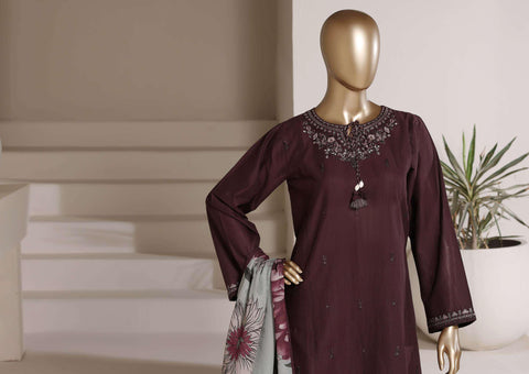 Eclair by Sadabahar | Embroidered Lawn 3 Piece Stitched Suit D-6
