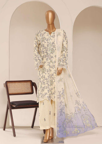 Raya by Sadabahar Embroidered Stitched 3 Piece Suit D-2
