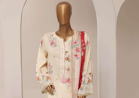 Sadabahar – Printed Lawn | 3 Piece Stitched Suit D-6