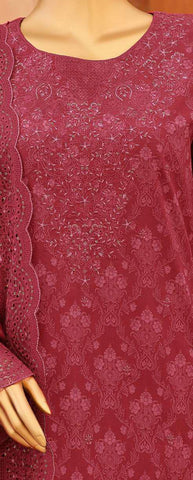 Premium Venice by HZ Textiles | Festive Embroidered 3 Piece Unstitched Lawn Suit D-4