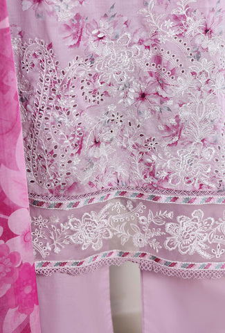 Sadabahar AMYRAH Vol-2 | Heavy Embroidered Lawn 3 Piece Stitched Suit D-6