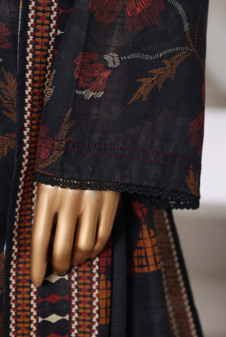 Printed Khaddar Vol-3 Stitched 3PC Collection By Sadabahar D-6