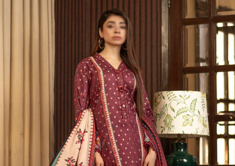 Salina Jacquard Print Linen Collection By Regalia D-05