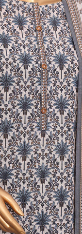 Co-Ords 3Pc Printed Khaddar Un-Stitched Coll By Hz-3