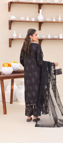 Eshaal Vol-2 Semi-Stitched Luxury Embellished Suit D-6
