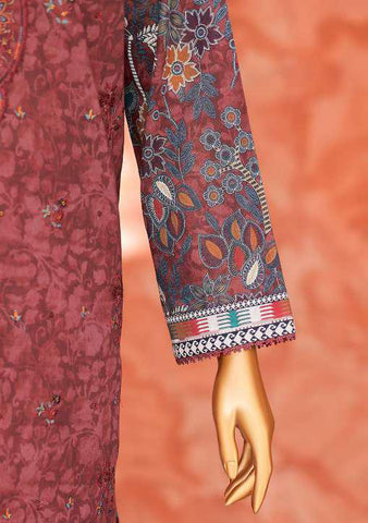 Elegant by HZ Textiles | Embroidered 3 Piece Unstitched Lawn Suit D-2