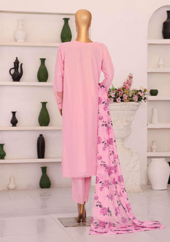 Floral Vibes by HZ Textiles | Embroidered 3 Piece Unstitched Lawn Suit D-2