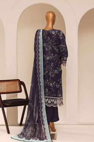 Sadabahar Signature Embroidered Stitched 3 Piece Suit D-6