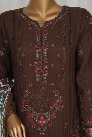 Luxury Embroidered Khaddar Coll:Vol-1  D-05  STITCHED 3 PCS