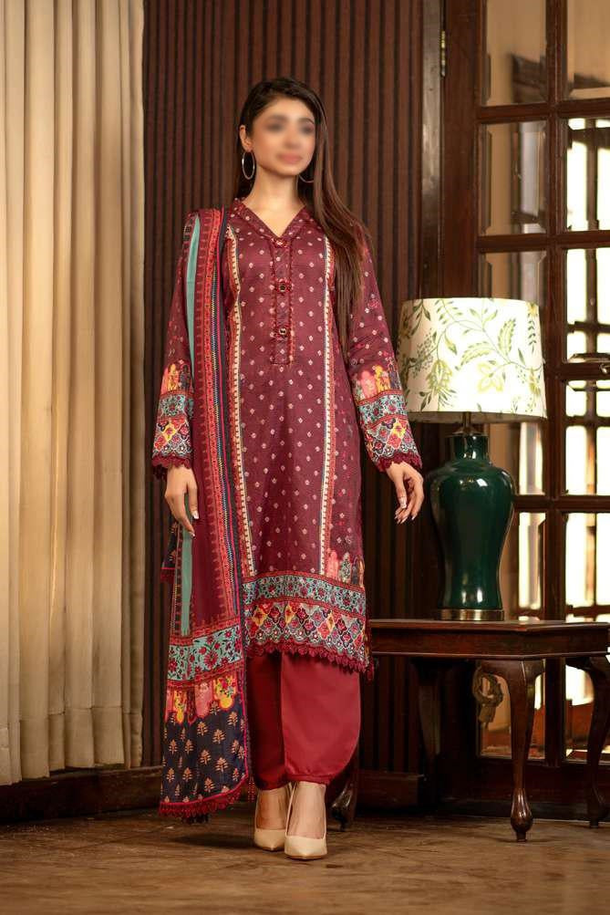 Salina Jacquard Print Linen Collection By Regalia D-05