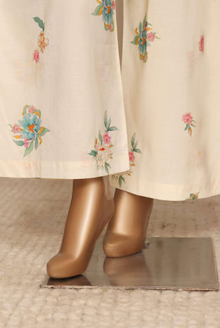 Sadabahar Printed Linen Stitched 3 Piece Suit D-4