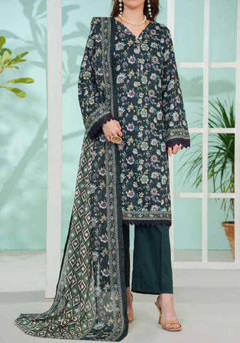 VS DAMAN Exclusive Printed Lawn Unstitched 3 Piece Suit D-8