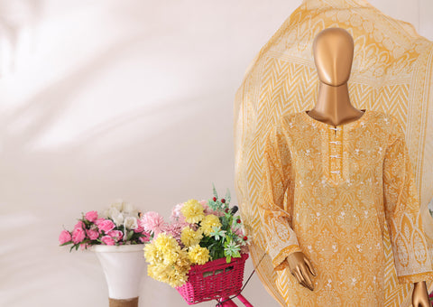 Nakshkari Embroidered Collection By Hz D-01