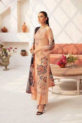 Rangrez Luxury Lawn Vol-07 By Ramsha D-01