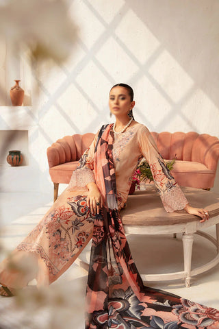 Rangrez Luxury Lawn Vol-07 By Ramsha D-01