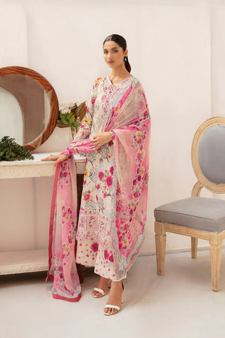 Rangrez Luxury Lawn Vol-07 By Ramsha D-02