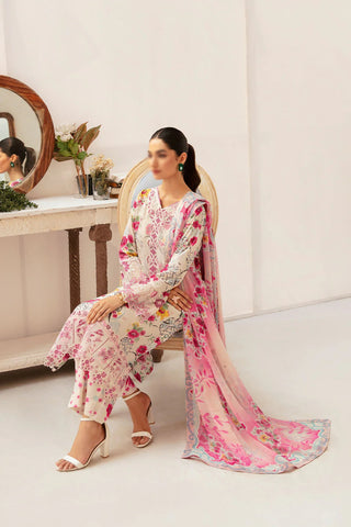Rangrez Luxury Lawn Vol-07 By Ramsha D-02