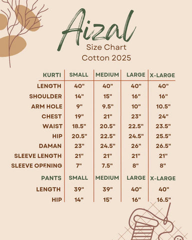 AIZAL | Digital Printed 2 Piece Stitched Lawn Suit D-2