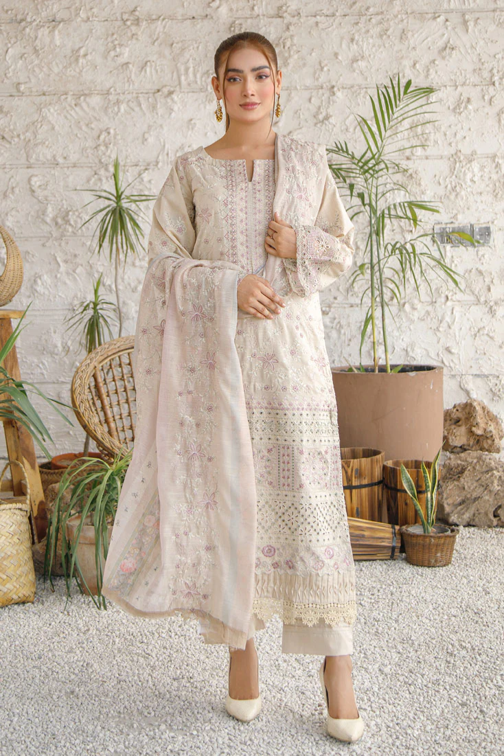 Marjjan by Al Zohaib Arts – Chashni Lawn Unstitched 3 Piece Suit (MNC-204 | Skin)