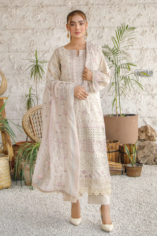 Marjjan by Al Zohaib Arts – Chashni Lawn Unstitched 3 Piece Suit (MNC-204 | Skin)
