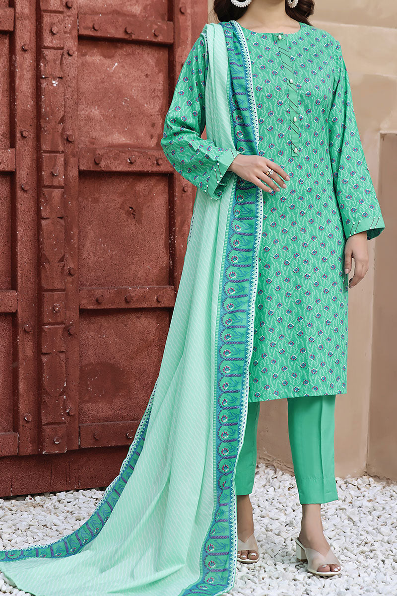 D-1104  Wrinkle Free Printed Collection'24 Vol.19 By Amna Khadija