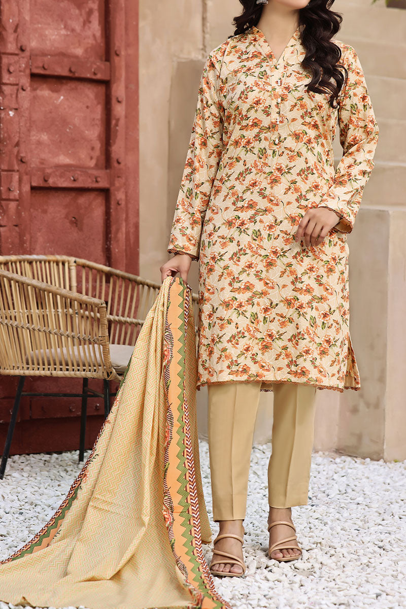 D-1107  Wrinkle Free Printed Collection'24 Vol.19 By Amna Khadija