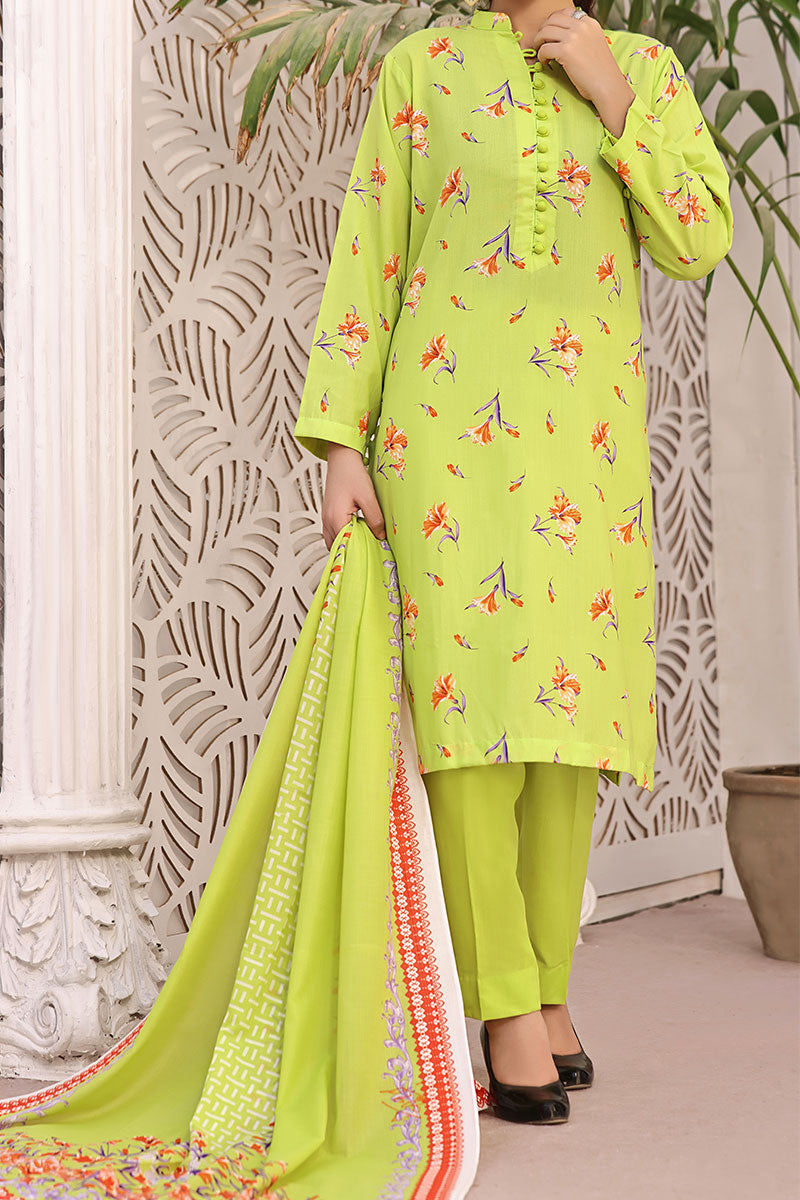 D-1113  Wrinkle Free Printed Collection'24 Vol.19 By Amna Khadija