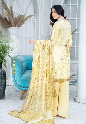 Jaan E Tamanna Digital Print & Embroidered Lawn Collection'23 D-02