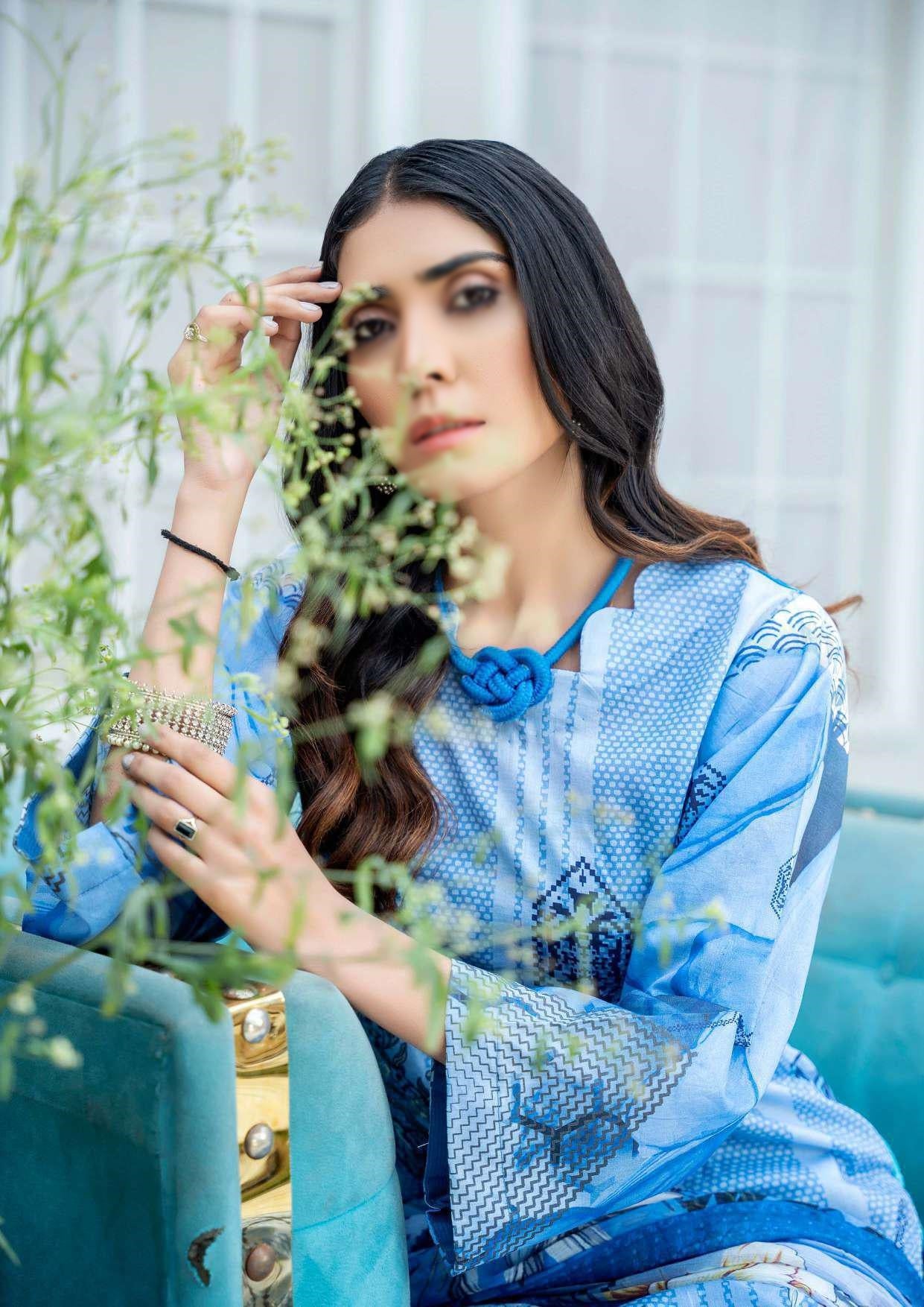 Jaan E Tamanna Digital Print & Embroidered Lawn Collection'23 D-04