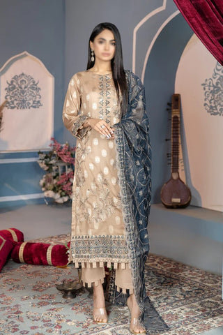 Marjjan Emb Lawn Collection'23 Simple Edition By ZA D 01