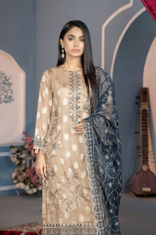 Marjjan Emb Lawn Collection'23 Simple Edition By ZA D 01