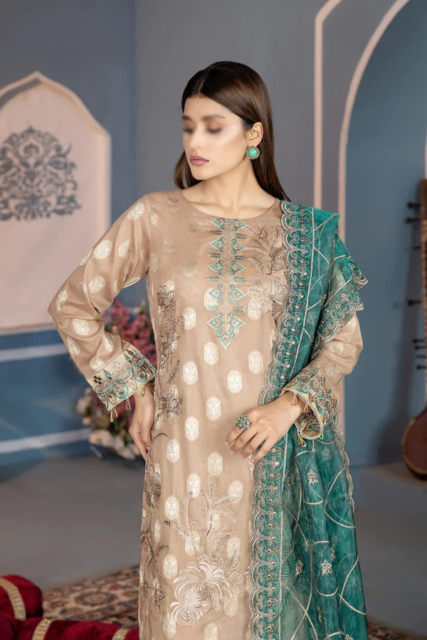 Marjjan Emb Lawn Collection'23 Simple Edition By ZA D 03