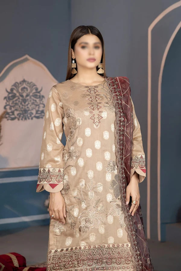 Marjjan Emb Lawn Collection'23 Simple Edition By ZA D 04