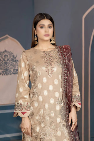 Marjjan Emb Lawn Collection'23 Simple Edition By ZA D 04