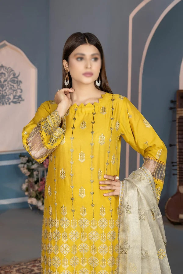 Marjjan Emb Lawn Collection'23 Luxury Edition By ZA D 04